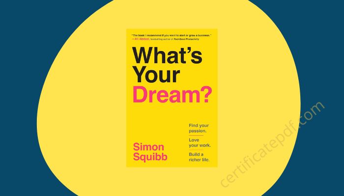 what’s your dream simon squibb book pdf