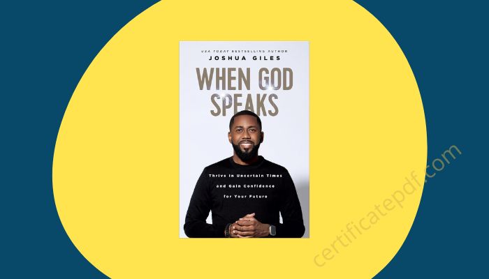 when god speaks joshua giles epub