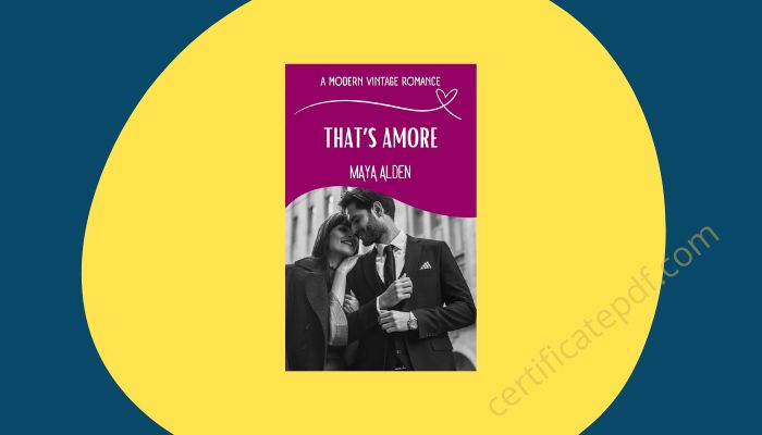 that's amore maya alden pdf