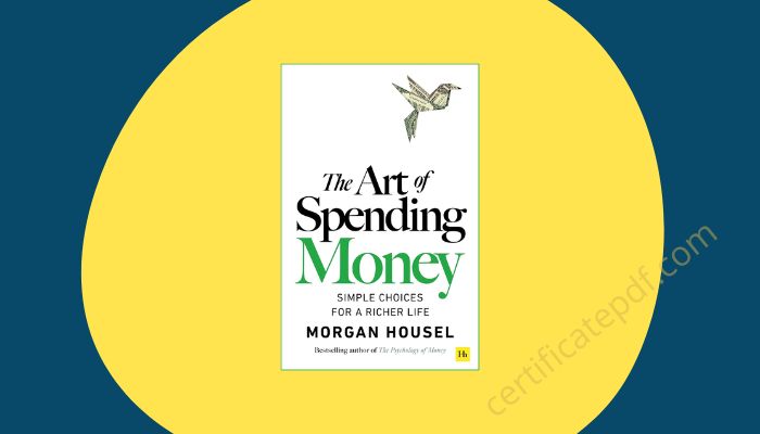 the art of spending money morgan housel pdf