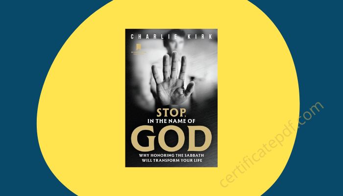 stop in the name of god charlie kirk pdf