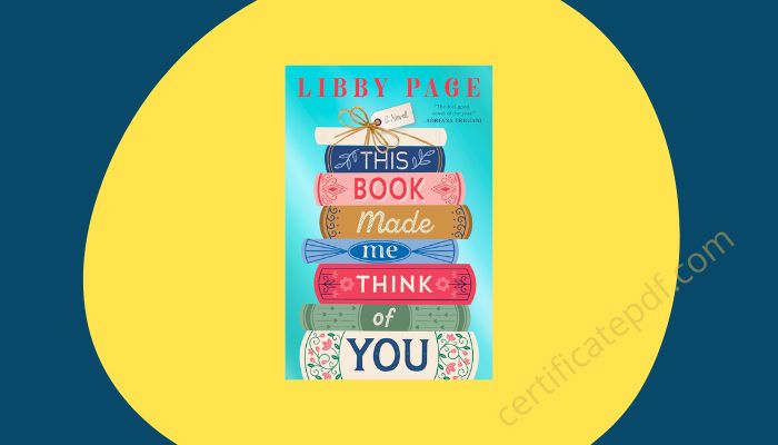 this book made me think of you libby page pdf