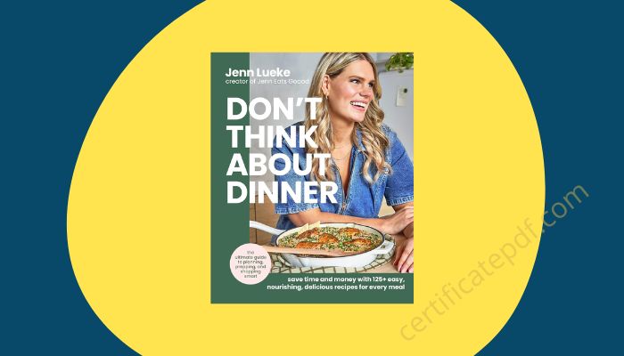 don't think about dinner jenn lueke pdf