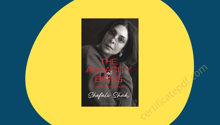 the audacity of being book shefali shah pdf