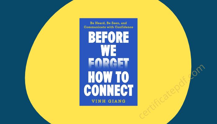 before we forget how to connect vinh giang pdf